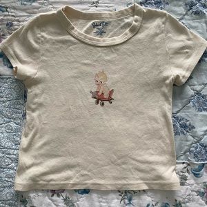 Brandy Melville Graphic Baby Tee